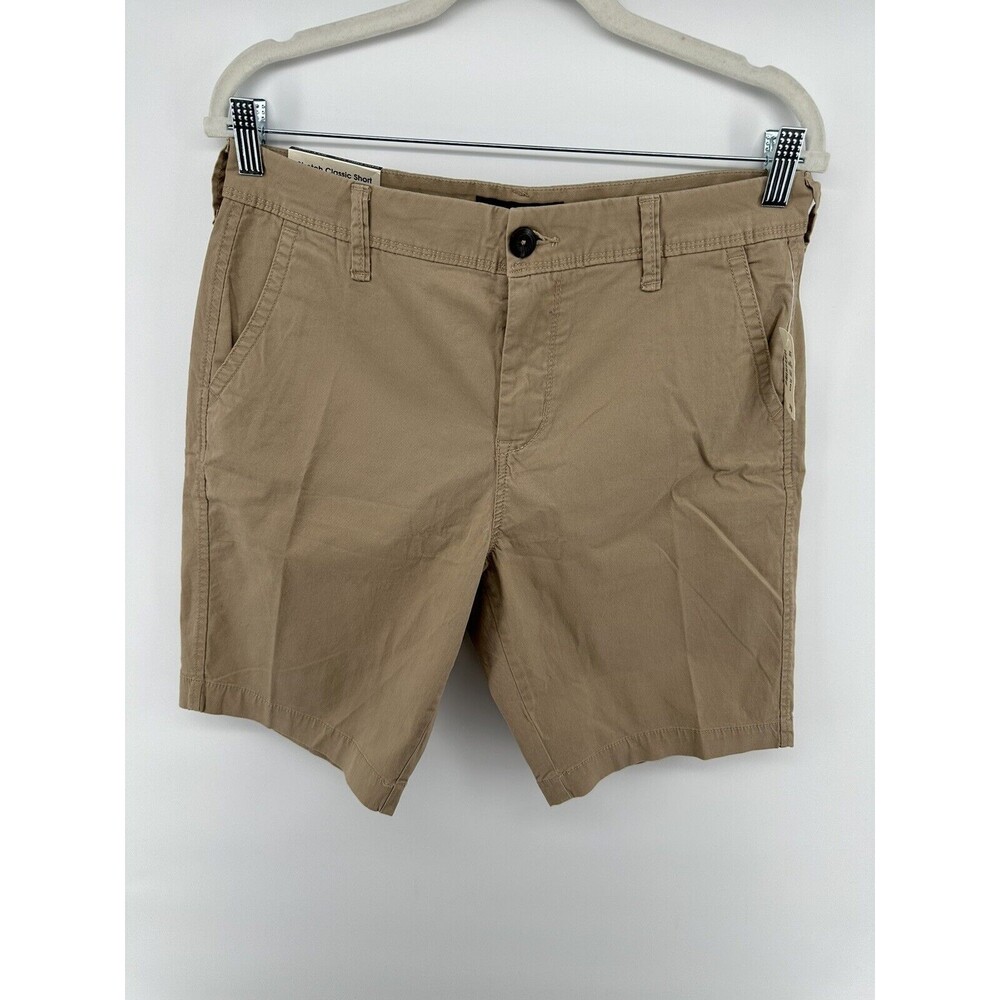 Aeropostale Shorts Mens 30 Aero Beige Classic Stretch 9.5 Inseam At the Knee